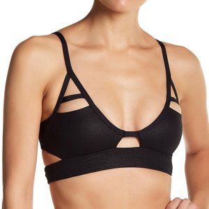 Tavik Jessi Bikini Top (Pique-Black Glossy) Women
